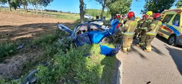 OSP Markusy podsumowuje sierpniowe interwencje: wypadek w Złotnicy i złamane konary w Kępniewie