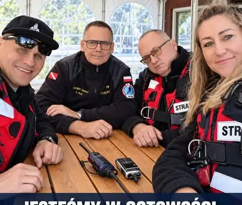 Regaty w Suchaczu – ratownicy z Elbląga dbają o bezpieczeństwo na Zalewie Wiślanym