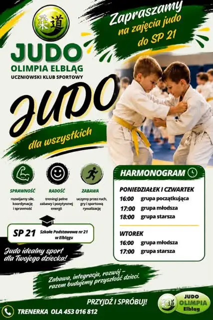Olimpia Elbląg zaprasza dzieci na treningi w SP 21