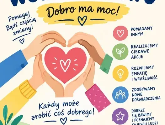 Szkolne Koło Wolontariatu zaprasza nowych członków – zapisy trwają