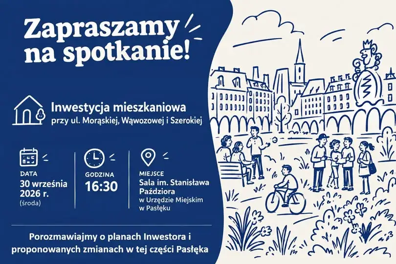 Pasłęk: spotkanie o inwestycji mieszkaniowej przy ul. Morąskiej, Wąwozowej i Szerokiej