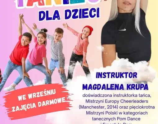 Darmowe zajęcia taneczne dla najmłodszych w Tolkmicku