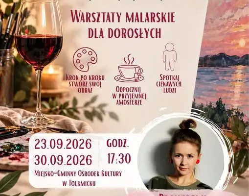 Art & Chill w Tolkmicku – warsztaty malarskie dla dorosłych