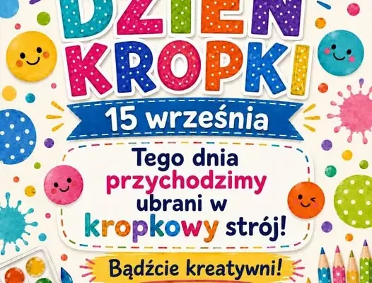 Dzień Kropki w Szkole Podstawowej nr 1 w Elblągu – 15 września
