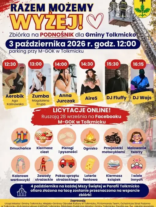 Festyn Rodzinny w Tolkmicku – zbiórka na podnośnik dla strażaków OSP