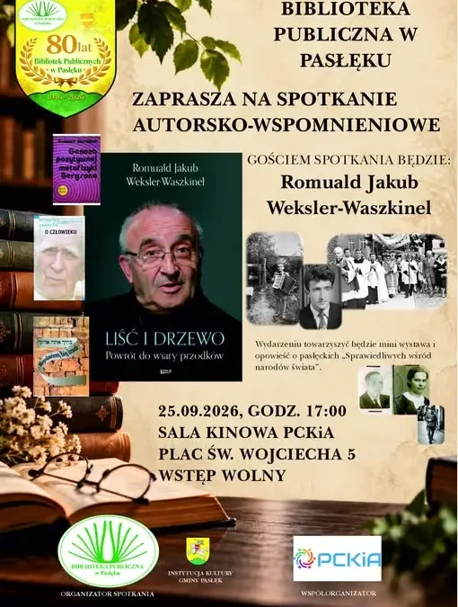 Spotkanie z Romualdem Jakubem Weksler-Waszkinelem w Pasłęku