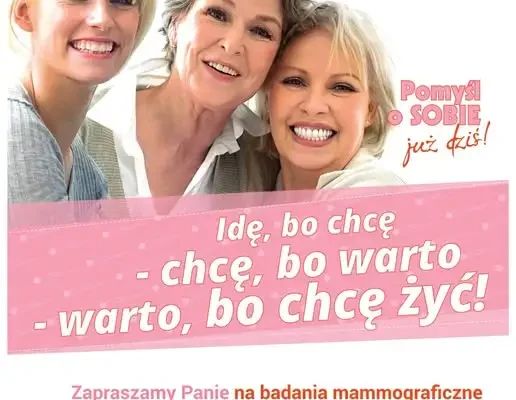 Mammografia w Tolkmicku – bezpłatne badanie już 28 września