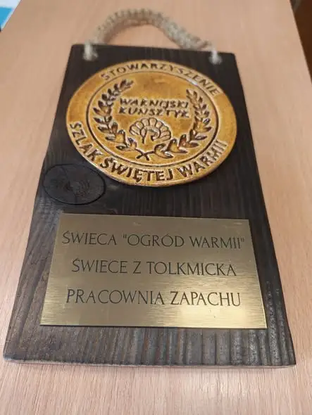 Świece z Tolkmicka nagrodzone certyfikatem „Kunsztyk Warmiński” na IV Warmińskim Forum Gospodarczym