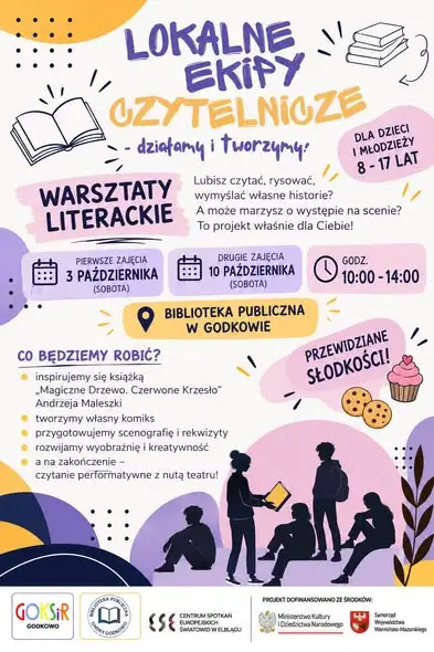 Godkowo szuka młodych talentów: Lokalna Ekipa Czytelnicza zaprasza dzieci i młodzież