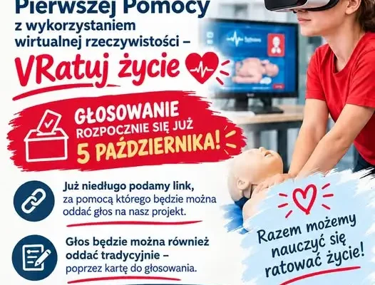 Pasłęk: projekt nauki pierwszej pomocy z VR trafia pod głosowanie