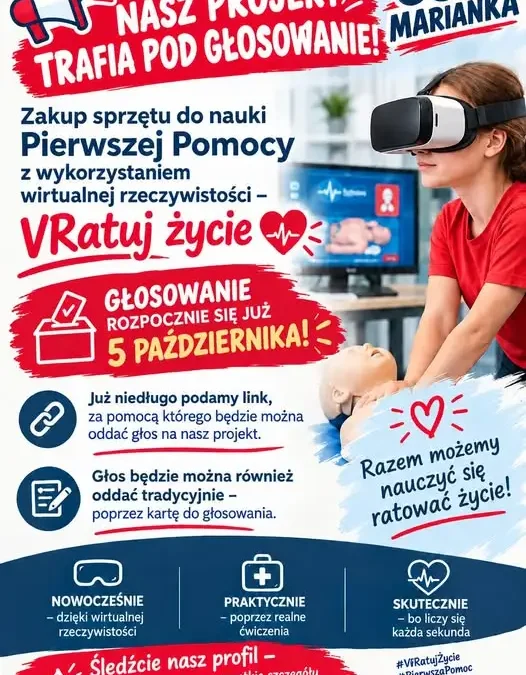 Pasłęk: projekt nauki pierwszej pomocy z VR trafia pod głosowanie