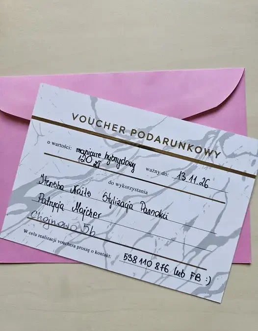Licytacja vouchera na manicure hybrydowy – wsparcie dla inicjatywy lokalnej