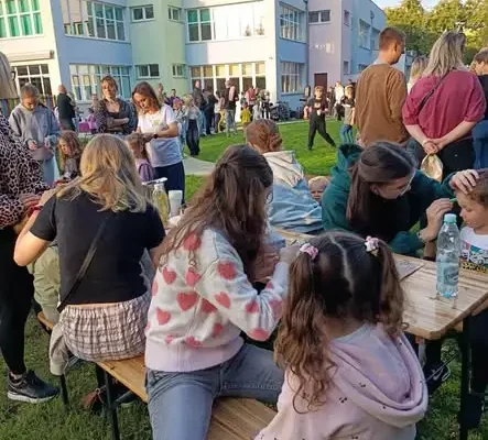 Wolontariusze z Pasłęka animowali festyn rodzinny w przedszkolu