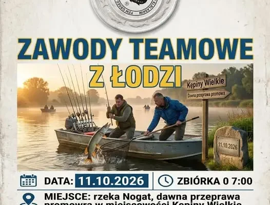 Zawody spinningowe z łodzi w Kępinach Wielkich – zapisy do 9 października