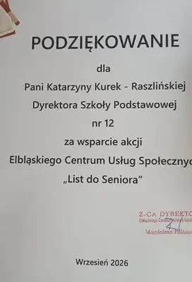 Elbląscy uczniowie napisali listy do seniorów w ramach akcji „List do Seniora”