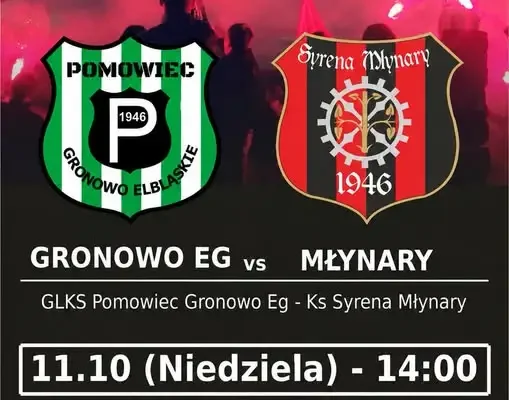 Zapowiedź meczu: Syrena Młynary kontra Pomowiec Gronowo Elbląskie