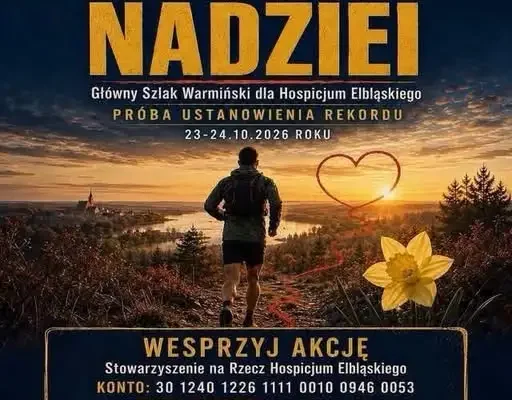 237 km nadziei – bieg dla Hospicjum Elbląskiego już 23-24 października
