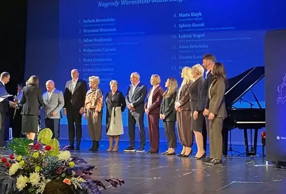 Pasłęk: nauczyciele Zespołu Szkół z nagrodami na gali w Elblągu