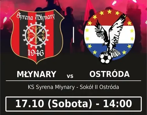 Młynary vs Ostróda: hit A-klasy z udziałem Syreny i Sokoła II