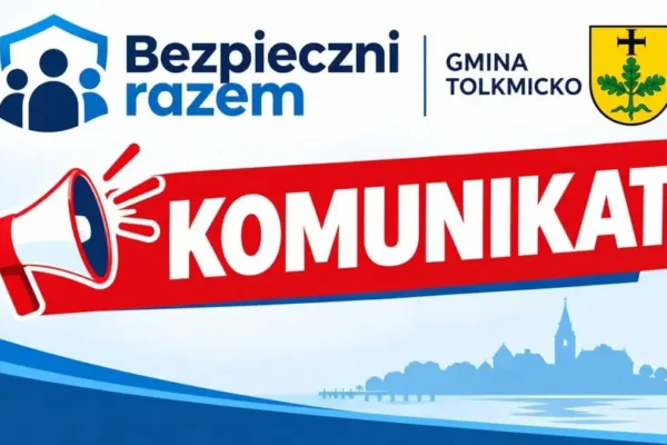 Woda niezdatna do picia w gminie Tolkmicko – komunikat dla mieszkańców