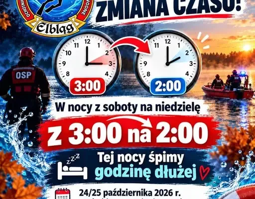 Zmiana czasu na zimowy 2026 – tej nocy śpimy godzinę dłużej