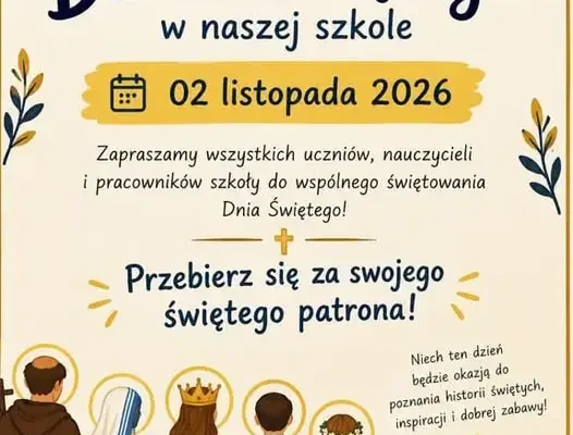 Dzień Świętego w szkole w Rychlikach – dzieci przebiorą się za patronów