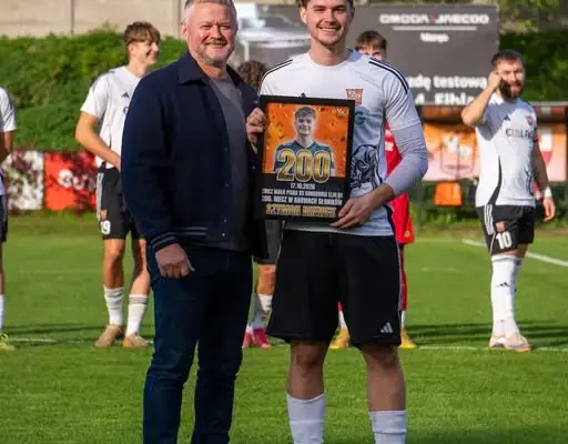 Szymon Drewek rozegrał 200. mecz w barwach Concordii – prawdziwa legenda klubu