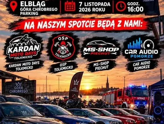 Kardan Moto Days na Górze Chrobrego w Elblągu – zbiórka na podnośnik dla OSP Tolkmicko