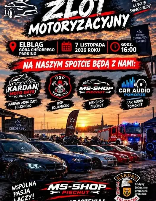Kardan Moto Days na Górze Chrobrego w Elblągu – zbiórka na podnośnik dla OSP Tolkmicko
