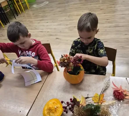 Jesienne inspiracje w świetlicy Szkoły Podstawowej nr 4 w Elblągu