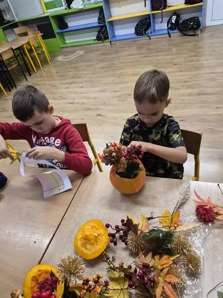 Jesienne inspiracje w świetlicy Szkoły Podstawowej nr 4 w Elblągu